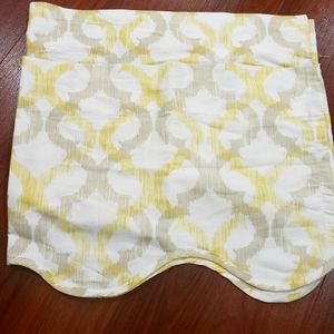 Curtain valances/toppers
